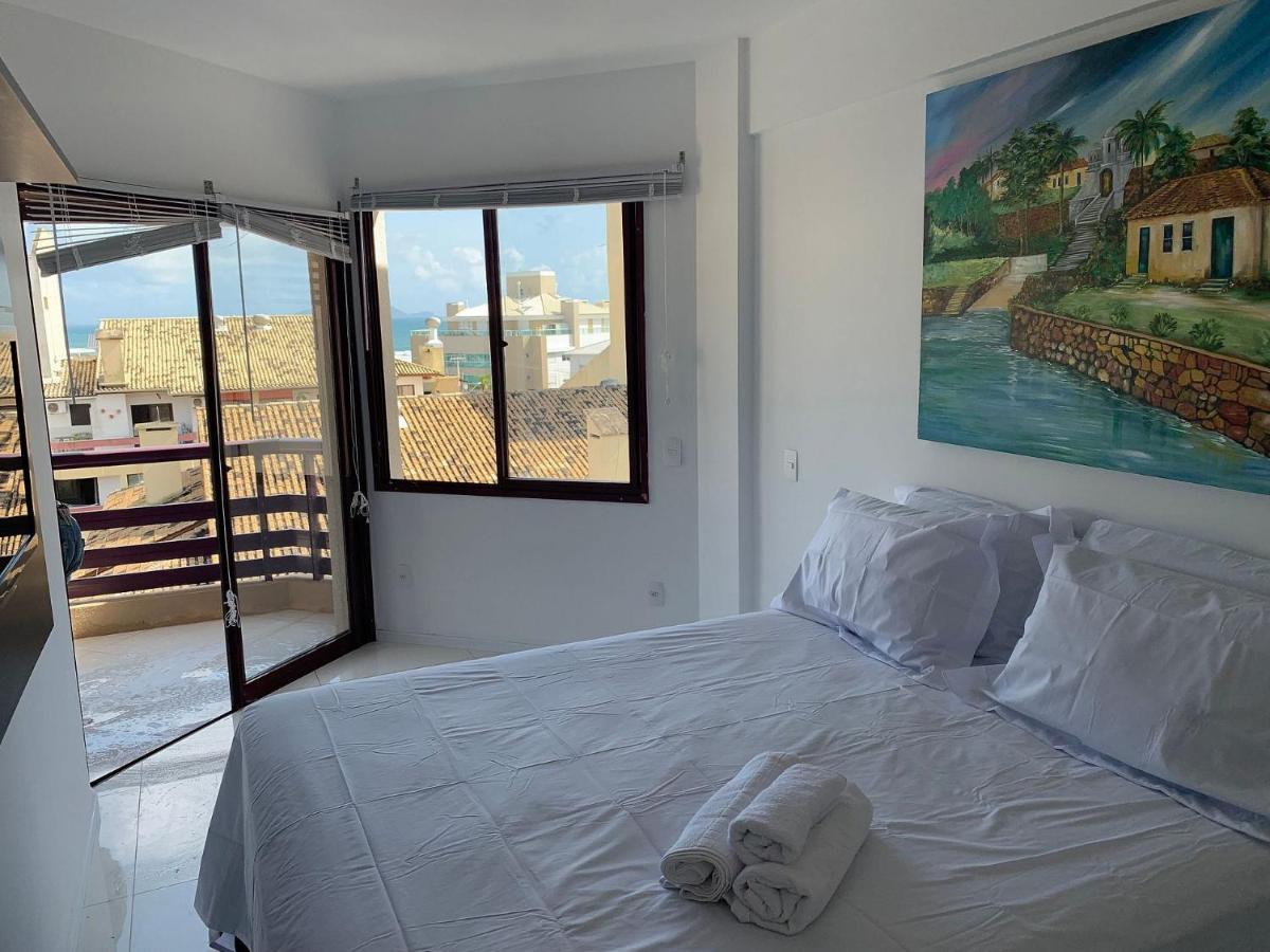 Apartamento Com Vista Do Mar Em Residencial Com Piscina Florianópolis Esterno foto