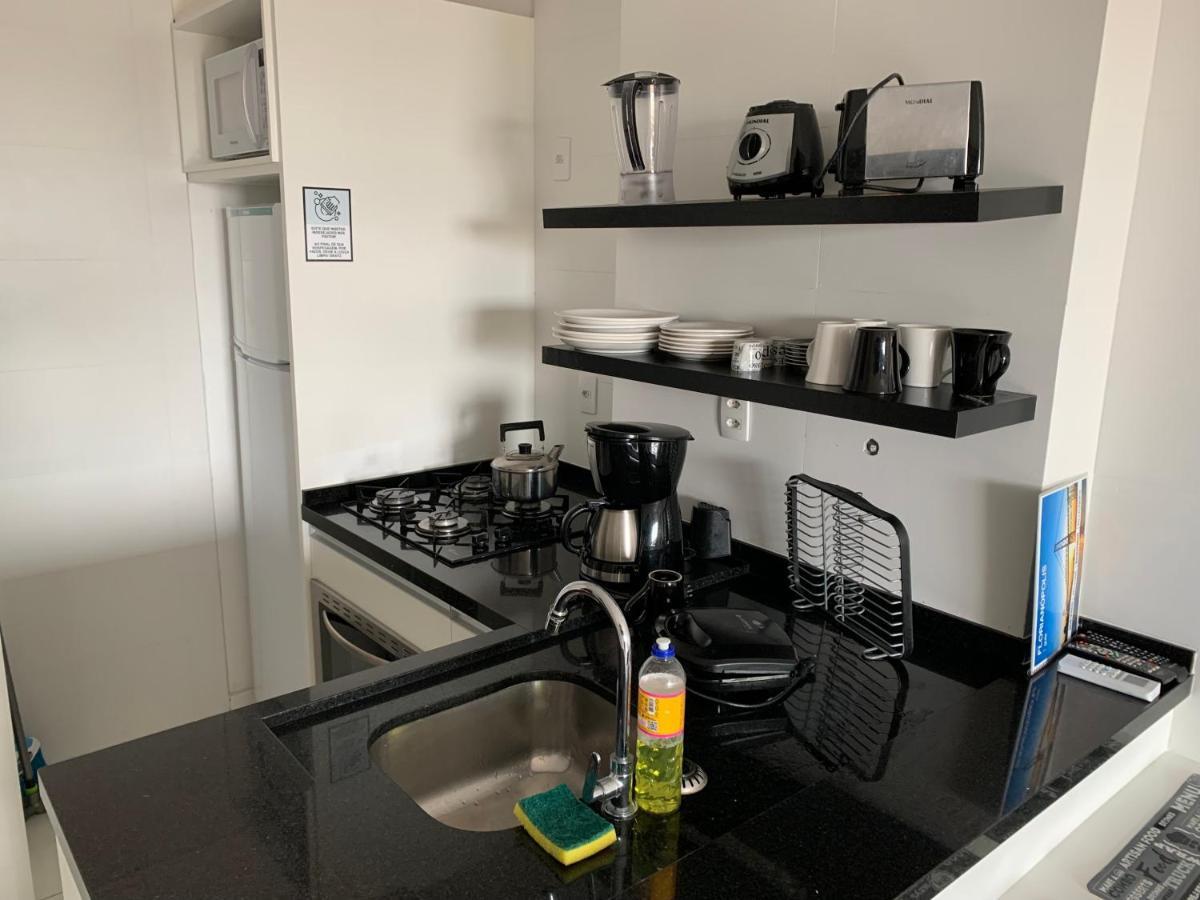 Apartamento Com Vista Do Mar Em Residencial Com Piscina Florianópolis Esterno foto