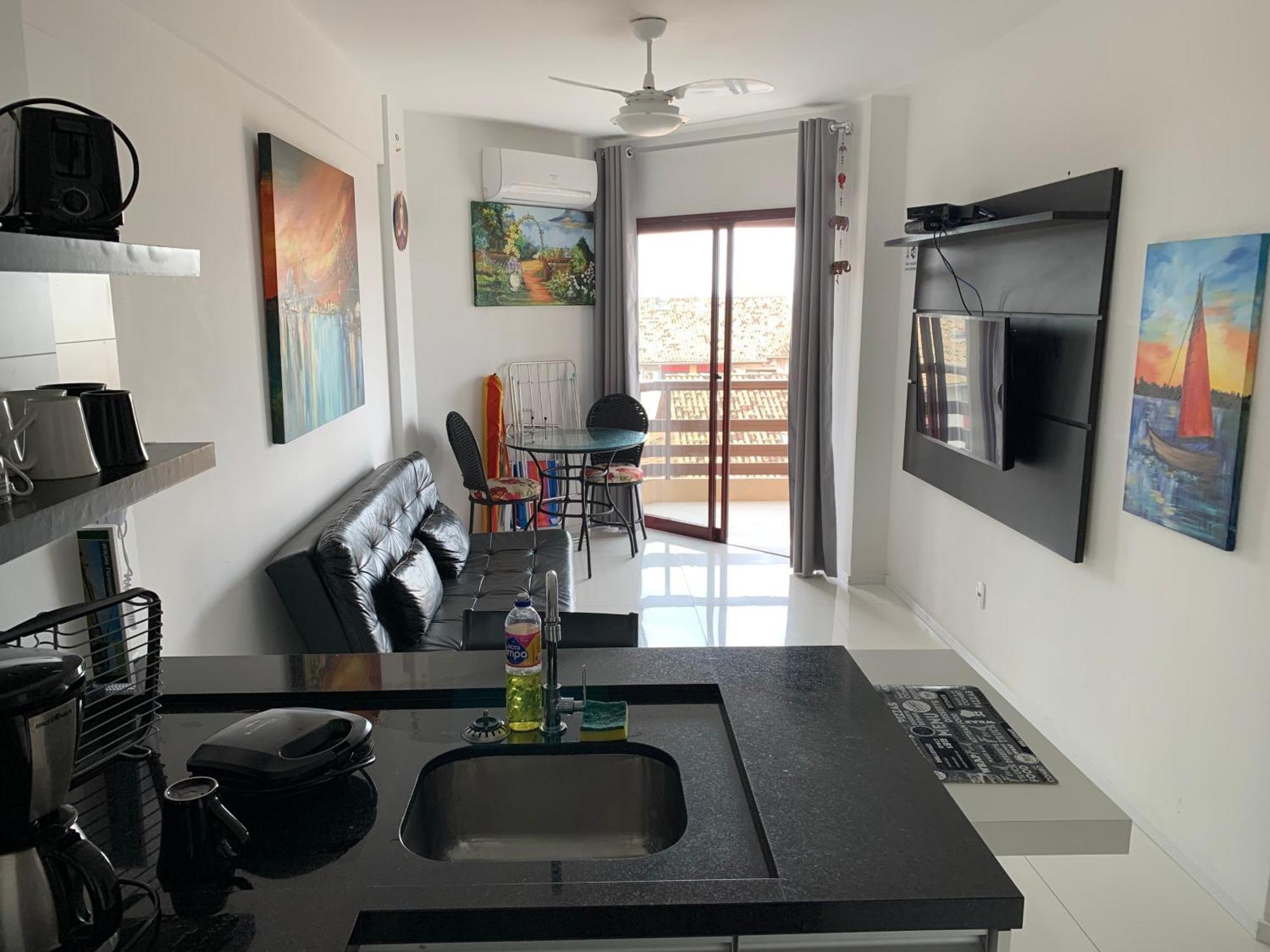 Apartamento Com Vista Do Mar Em Residencial Com Piscina Florianópolis Esterno foto