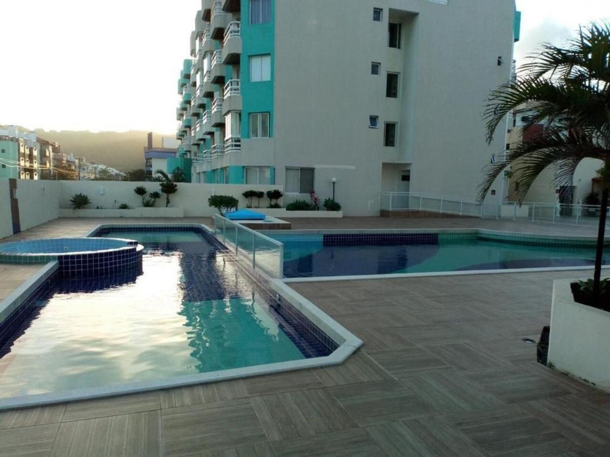 Apartamento Com Vista Do Mar Em Residencial Com Piscina Florianópolis Esterno foto