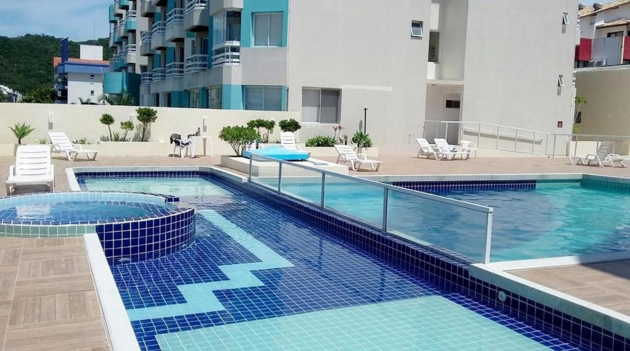 Apartamento Com Vista Do Mar Em Residencial Com Piscina Florianópolis Esterno foto