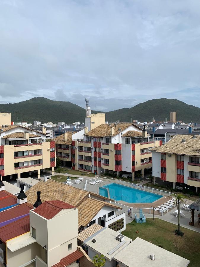 Apartamento Com Vista Do Mar Em Residencial Com Piscina Florianópolis Esterno foto
